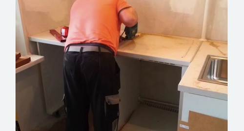Сборка кухонного гарнитура. Костерево